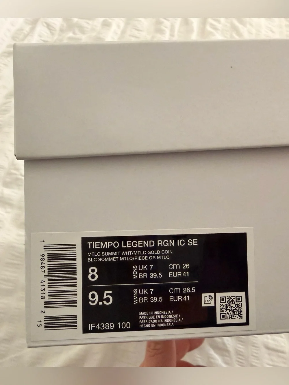 The Ronaldinho x Nike Tiempo Legend 'Touch of Gold' Indoor Shoes